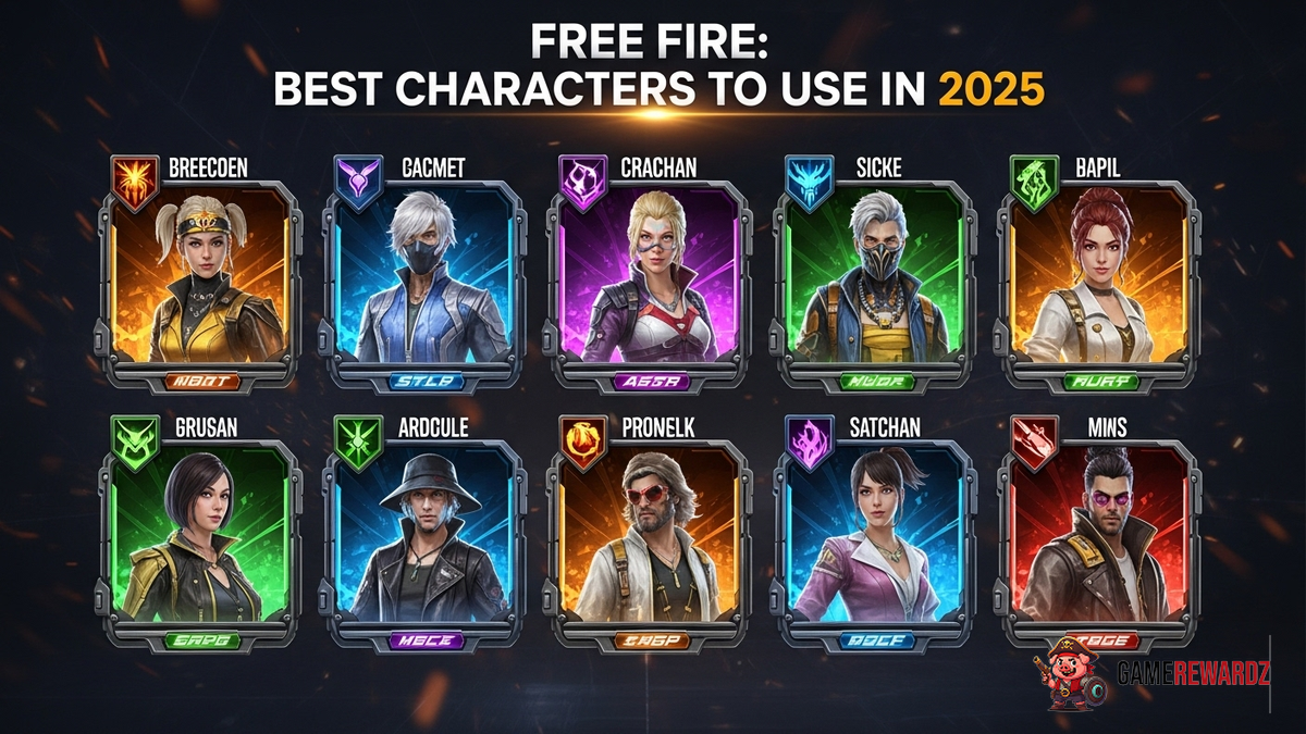 Free Fire Best Characters to Use in 2025
